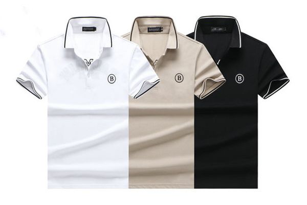luxury brand mens designer polo t shirt summer fashion breathable short-sleeved lapel casual tm40, White;black
luxury brand mens designer polo t shirt summer fashion breathable short-sleeved lapel casual tm40, White;black