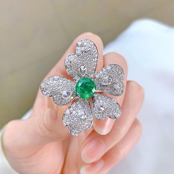 flower pure silver ring fadeless wedding jewelry circlet s925 sterling proposal silver band female non fading luxurious white green diamond
flower pure silver ring fadeless wedding jewelry circlet s925 sterling proposal silver band female non fading luxurious white green diamond