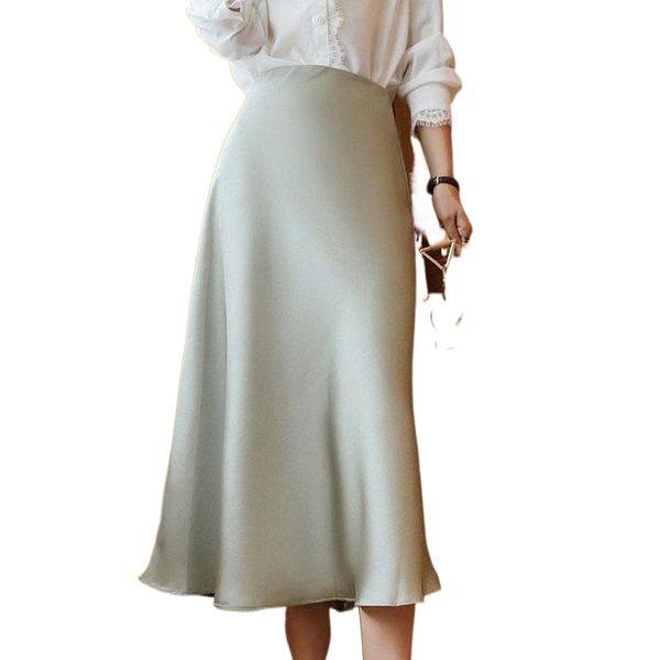 skirts limiguyue summer elegant silky satin skirt women midi office elastic waist luxury solid a-line female femme k336 r7z6#, Black
skirts limiguyue summer elegant silky satin skirt women midi office elastic waist luxury solid a-line female femme k336 r7z6#, Black