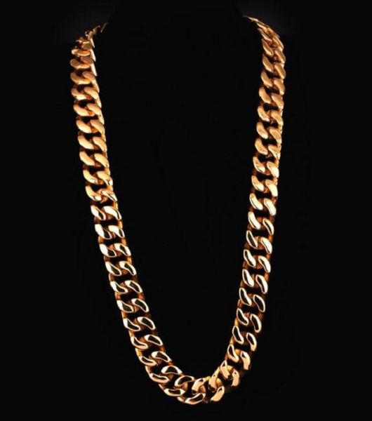 male domineering link curb chain box lock 14k gold plated 30" necklace, Silver 
male domineering link curb chain box lock 14k gold plated 30" necklace, Silver