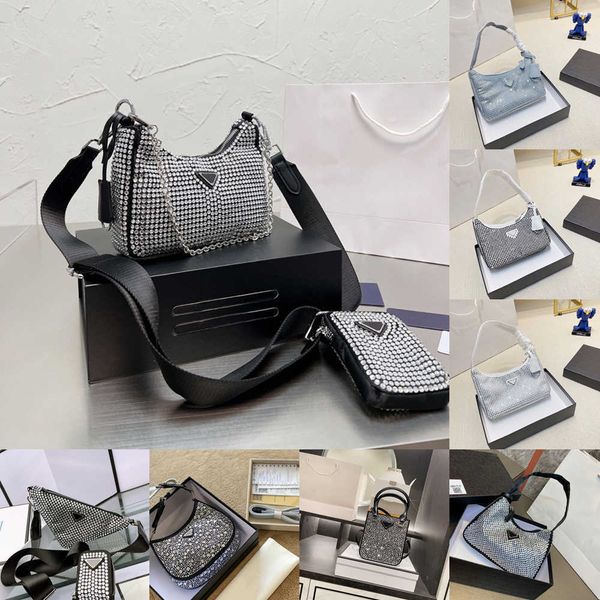 shiny crystal three-piece set shoulder crossbody bags hobo underarm cleo totes designer luxury handbags women fashion messenger lady
shiny crystal three-piece set shoulder crossbody bags hobo underarm cleo totes designer luxury handbags women fashion messenger lady