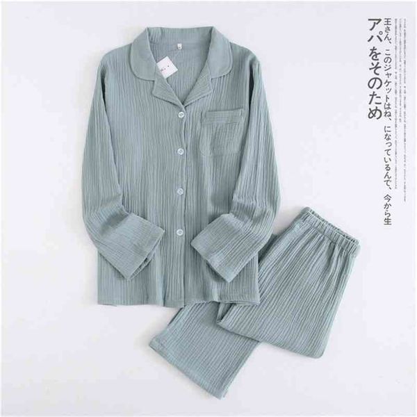 japanese cotton crepe mens longsleeved trousers pajamas spring and autumn thin couple home service suit ladies pajamas 210325, Black;red
japanese cotton crepe mens longsleeved trousers pajamas spring and autumn thin couple home service suit ladies pajamas 210325, Black;red