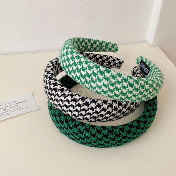 fashion women headband classic houndstooth turban soft solid color turban girls party travel hair accessories, Silver
fashion women headband classic houndstooth turban soft solid color turban girls party travel hair accessories, Silver