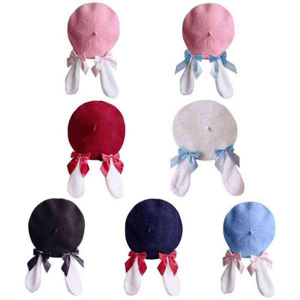 easy matched rabbit ear hat women girl vintage hat warm winter wool beret beanie accessories for any cosplay j220722, Blue;gray
easy matched rabbit ear hat women girl vintage hat warm winter wool beret beanie accessories for any cosplay j220722, Blue;gray