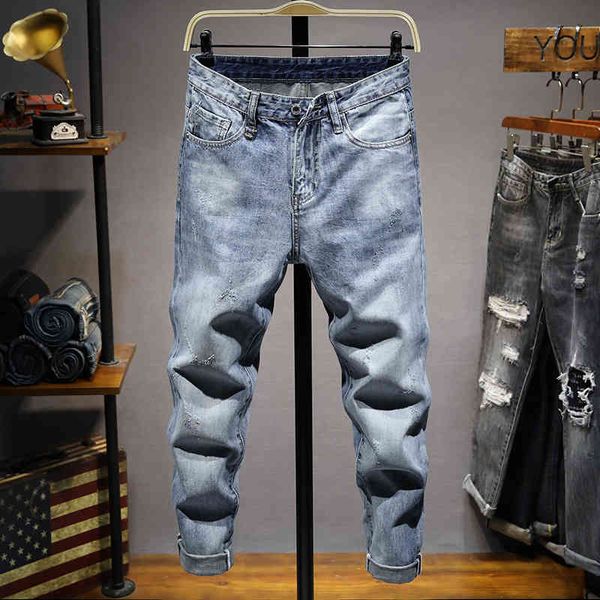 men's jeans autumn thin men's jeans elastic slim blue denim leggings korean fashion pants hu3g
men's jeans autumn thin men's jeans elastic slim blue denim leggings korean fashion pants hu3g