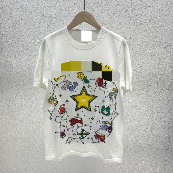 618 2022 milan runway spring summer brand same style lshort sleeve women's crew neck stripe white womens meiyi, White;black
618 2022 milan runway spring summer brand same style lshort sleeve women's crew neck stripe white womens meiyi, White;black