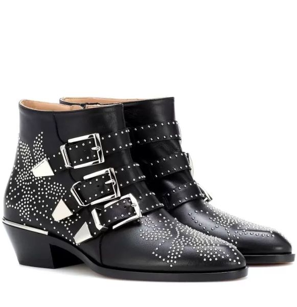 winter fashion women booties susanna studded leather studded buckle ankle booty chunky heel combat boot party wedding eu35-41, Black
winter fashion women booties susanna studded leather studded buckle ankle booty chunky heel combat boot party wedding eu35-41, Black