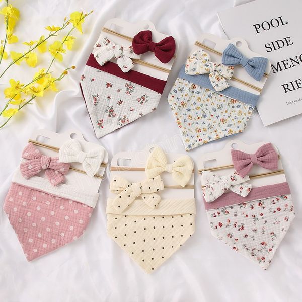 3pcs/set cotton baby headband saliva towel cute bowknot girls hair band floral print triangle bibs newborn hair accessories
3pcs/set cotton baby headband saliva towel cute bowknot girls hair band floral print triangle bibs newborn hair accessories