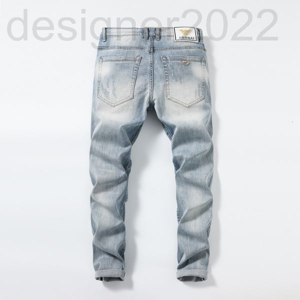 men's jeans designer spring and summer men's jeans slim fit small feet middle waist elastic casual washed youth long pants wrgh, Blue
men's jeans designer spring and summer men's jeans slim fit small feet middle waist elastic casual washed youth long pants wrgh, Blue