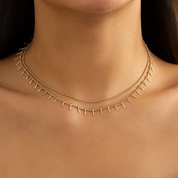 retro summer simple creative clavicle choker necklace women 2022 tassel pendant gold metal beads fashion jewelry gifts for girls, Golden;silver
retro summer simple creative clavicle choker necklace women 2022 tassel pendant gold metal beads fashion jewelry gifts for girls, Golden;silver