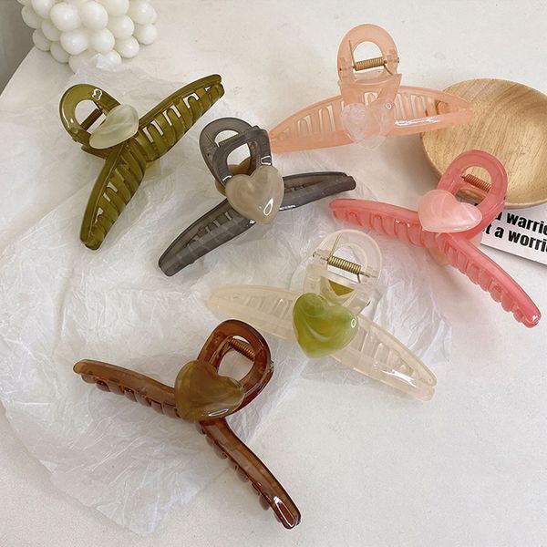s3056 fashion jewelry plastic hairpin for women hair clip bobby pin heart lady girl jelly color barrette back head shark clip large grip hai, Golden;silver
s3056 fashion jewelry plastic hairpin for women hair clip bobby pin heart lady girl jelly color barrette back head shark clip large grip hai, Golden;silver