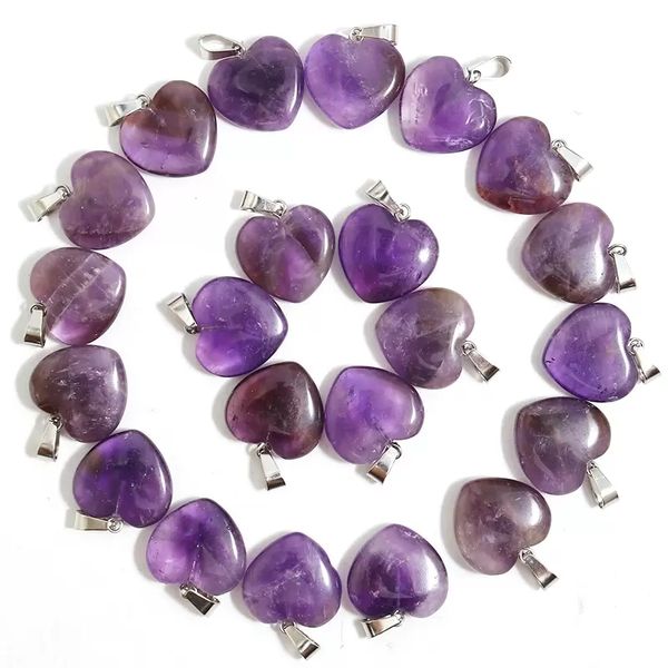 20mm natural purple crystal heart amethysts stone necklace pendants charms for jewelry making gem, Black
20mm natural purple crystal heart amethysts stone necklace pendants charms for jewelry making gem, Black