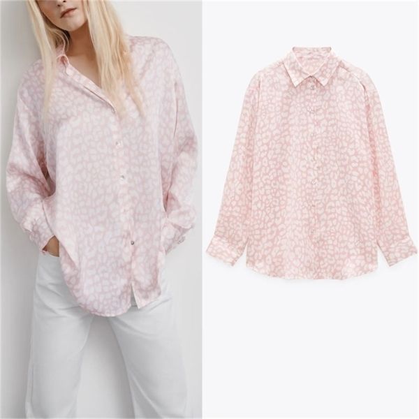 spring print satin pink shirt women long sleeve flowy vintage woman fashion button up soft fitted shirts 210524, White
spring print satin pink shirt women long sleeve flowy vintage woman fashion button up soft fitted shirts 210524, White