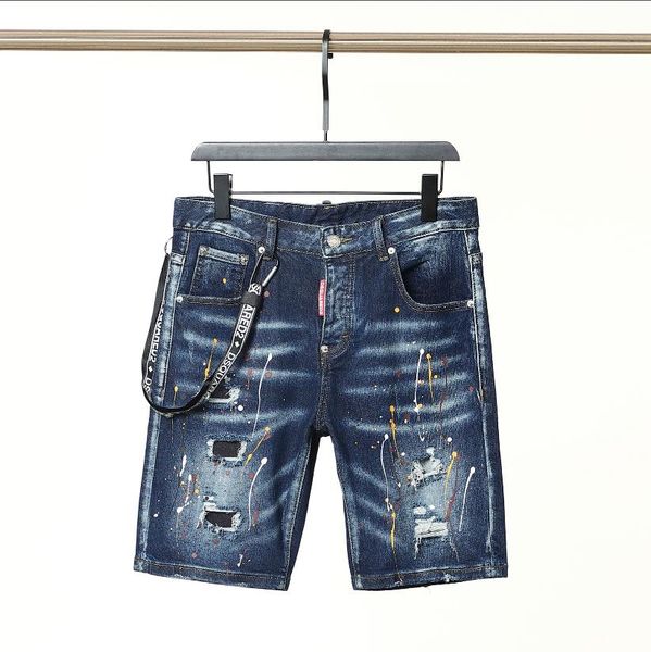 2022 new arrivals d2 mens loose denim shorts men's trendy summer thin tooling large size hole five points retro tide brand leisure, Blue 
2022 new arrivals d2 mens loose denim shorts men's trendy summer thin tooling large size hole five points retro tide brand leisure, Blue