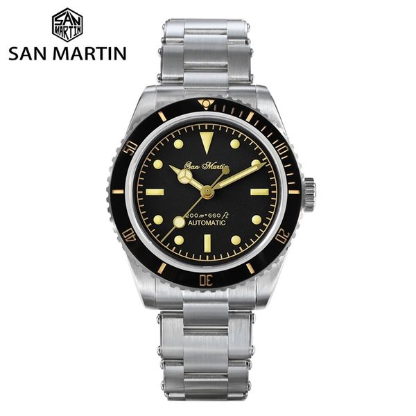 san martin men watches 38mm diver 6200 retro water ghost luxury sapphire nh35 automatic mechanical vintage watch 20bar luminous 220524, Slivery;brown
san martin men watches 38mm diver 6200 retro water ghost luxury sapphire nh35 automatic mechanical vintage watch 20bar luminous 220524, Slivery;brown