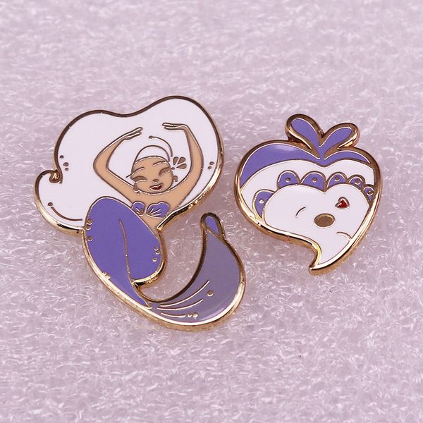 fashion charm lavender purple mermaid hard enamel pin cute mini mermaids brooch cartoon animals fish badge jewelry unique gift, Blue
fashion charm lavender purple mermaid hard enamel pin cute mini mermaids brooch cartoon animals fish badge jewelry unique gift, Blue