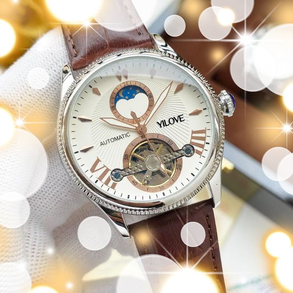 classic men's watch stainless steel case automatic mechanical clock men's fashion business novel flywheel skeleton wristwatch, Slivery;brown
classic men's watch stainless steel case automatic mechanical clock men's fashion business novel flywheel skeleton wristwatch, Slivery;brown