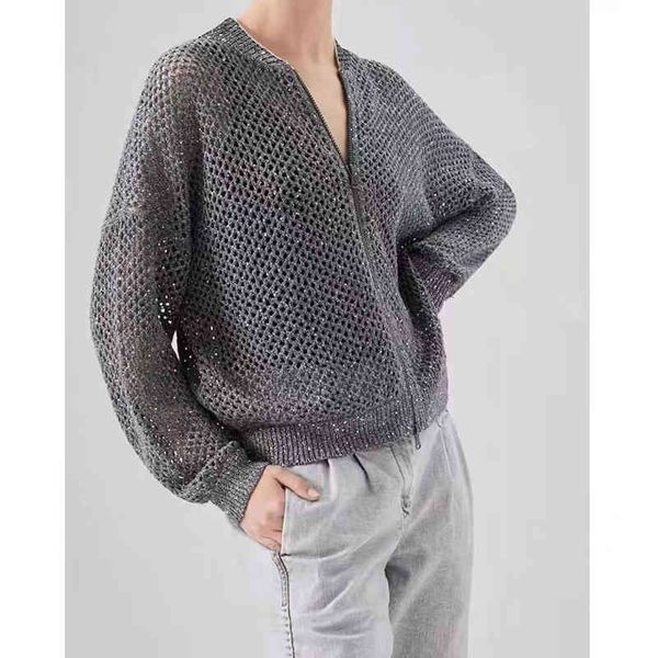 women's sweaters bc empty knitted cardigan spring and summer wear sunscreen slim fit v-neck temperament 26b8, White;black
women's sweaters bc empty knitted cardigan spring and summer wear sunscreen slim fit v-neck temperament 26b8, White;black