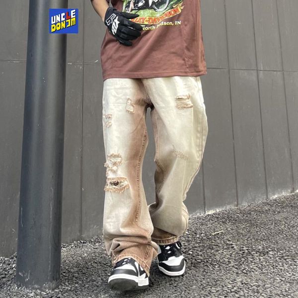 men's jeans vintage ripped men harajuku punk style casual pants street wear fashion straight leg trousers baggy jeansmen's, Blue
men's jeans vintage ripped men harajuku punk style casual pants street wear fashion straight leg trousers baggy jeansmen's, Blue