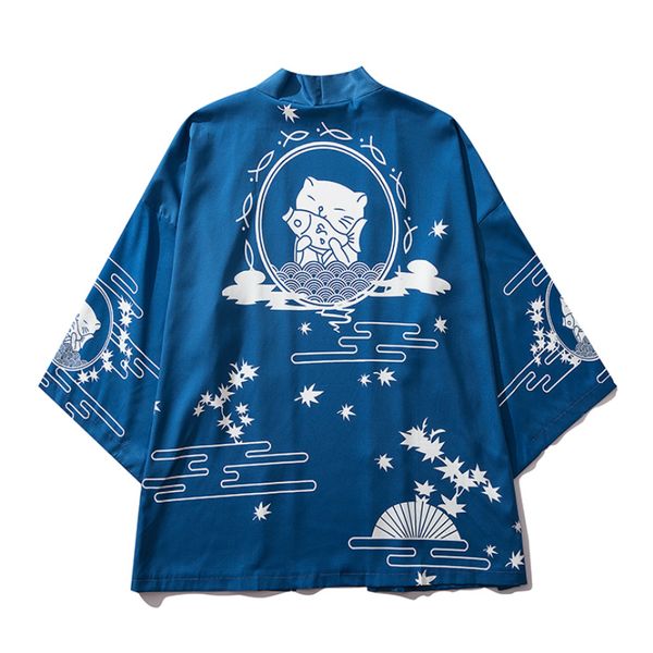 2022 anime cosplay kimono new design japan blue kimono haori yukata loose women/men summer casual traditional clothes robe, Red
2022 anime cosplay kimono new design japan blue kimono haori yukata loose women/men summer casual traditional clothes robe, Red
