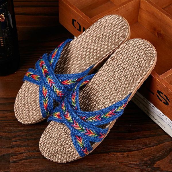 women indoor slippers home flax slides summer flat shoes woman house floor slippers breathable lovers bedroom shoes xdj, Black
women indoor slippers home flax slides summer flat shoes woman house floor slippers breathable lovers bedroom shoes xdj, Black