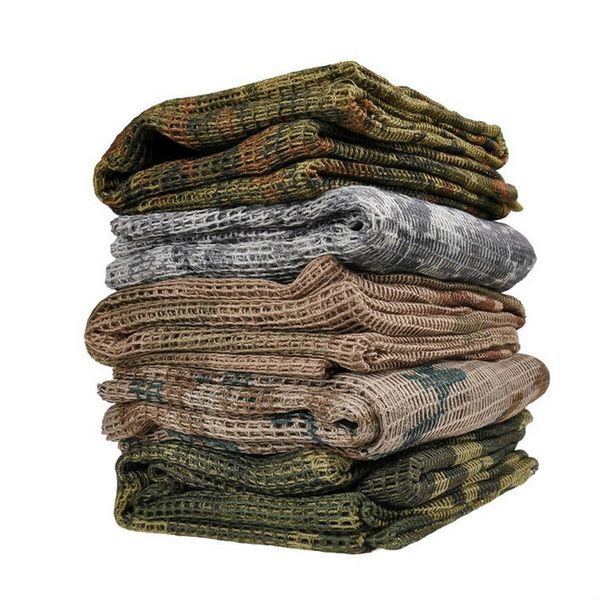 new cotton military camouflage tactical mesh scarf sniper face veil camping hunting multi purpose hiking scarve 190*90cm, Blue;gray
new cotton military camouflage tactical mesh scarf sniper face veil camping hunting multi purpose hiking scarve 190*90cm, Blue;gray