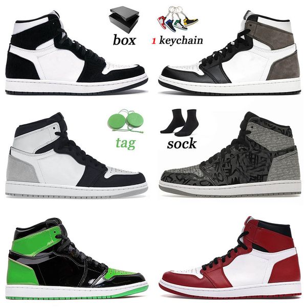 fashion mens basketball shoes 1 1s twist high dark mocha patent green chicago silver toe university blue unc for men women sneakers trainers 
fashion mens basketball shoes 1 1s twist high dark mocha patent green chicago silver toe university blue unc for men women sneakers trainers