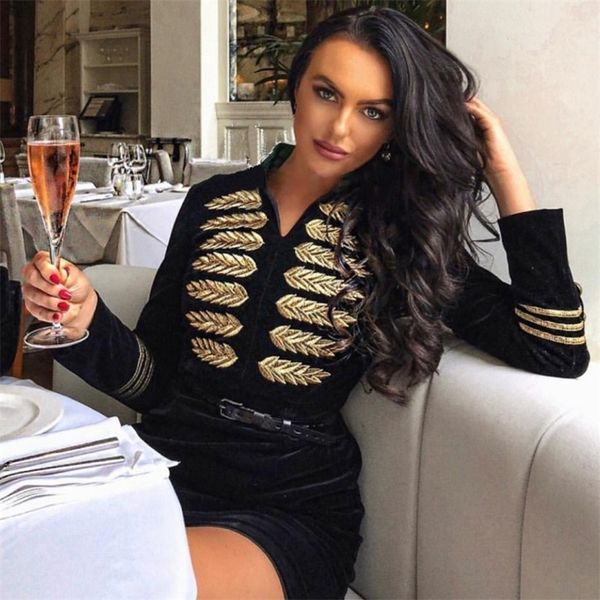 seamyla women bandage dress vestidos fashion embroidery celebrity party dress black bodycon runway club dresses y200418, Black;gray
seamyla women bandage dress vestidos fashion embroidery celebrity party dress black bodycon runway club dresses y200418, Black;gray