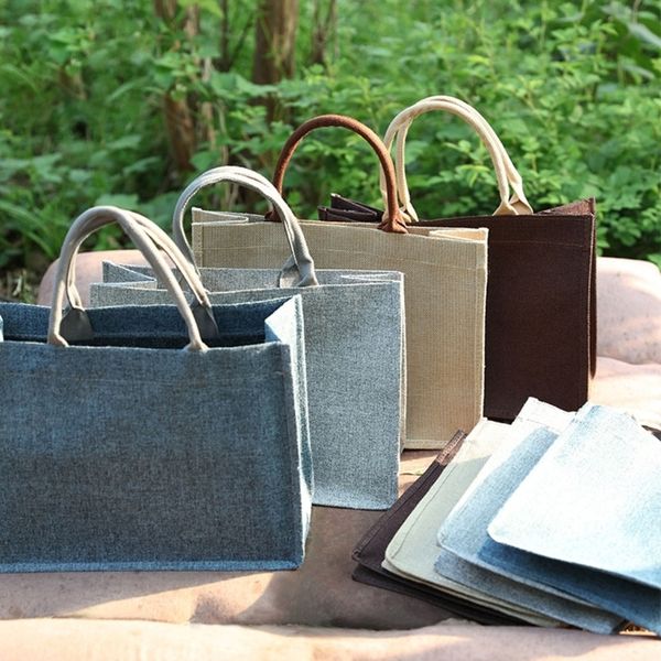 jute burlap tote large reusable grocery bags with handles women shopping bag beach travel storage organizer x7ya w220427
jute burlap tote large reusable grocery bags with handles women shopping bag beach travel storage organizer x7ya w220427