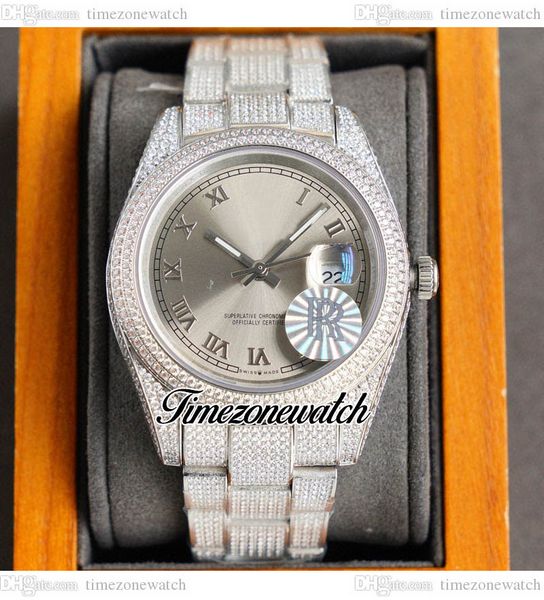 rf 41 126334 miyota automatic mens watch paved diamond case rhodium gray roman dial fully iced out 904l oystersteel bracelet jewelry watches, Slivery;brown
rf 41 126334 miyota automatic mens watch paved diamond case rhodium gray roman dial fully iced out 904l oystersteel bracelet jewelry watches, Slivery;brown