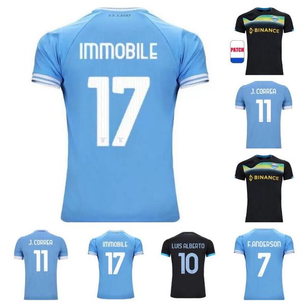 22 23 lazio soccer jerseys maglie 2022 2023 immobile luis bastos sergej j.correa acerbi badelj lucas marusic men kids kit socks full sets fo, Black;yellow
22 23 lazio soccer jerseys maglie 2022 2023 immobile luis bastos sergej j.correa acerbi badelj lucas marusic men kids kit socks full sets fo, Black;yellow