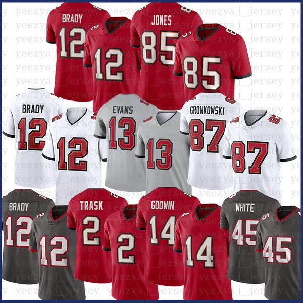 85 julio jones 12 tom brady jersey football 13 mike evans 2 kyle trask 45 devin white 14 chris godwin 31 antoine winfield jr. 87 rob gronkow, Black;red
85 julio jones 12 tom brady jersey football 13 mike evans 2 kyle trask 45 devin white 14 chris godwin 31 antoine winfield jr. 87 rob gronkow, Black;red