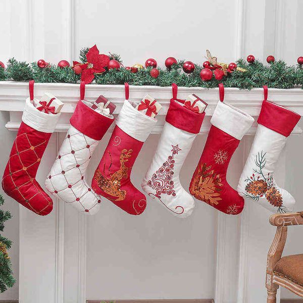 factory outlet new decorations super soft flannel sequins christmas stockings gift candy bag pendant
factory outlet new decorations super soft flannel sequins christmas stockings gift candy bag pendant