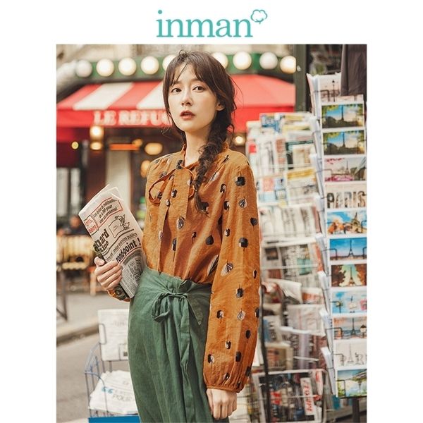 inman spring autumn viscose cotton soft print pretty lacing literary elegant verstand women blouse 201202, White
inman spring autumn viscose cotton soft print pretty lacing literary elegant verstand women blouse 201202, White