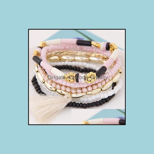 charm bracelets beads bracelet for women men personalized mtilayer beaded tassel elastic drop delivery 2021 jewelry bdejewelry dhlio, Golden;silver
charm bracelets beads bracelet for women men personalized mtilayer beaded tassel elastic drop delivery 2021 jewelry bdejewelry dhlio, Golden;silver
