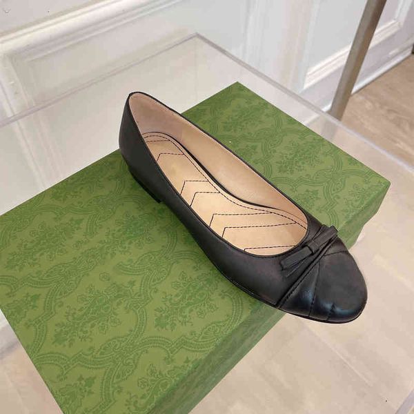 dress shoes women's shoes genuine leather ballet flats butterfly-knot sewing low heels designer slip in spring leisure, Black
dress shoes women's shoes genuine leather ballet flats butterfly-knot sewing low heels designer slip in spring leisure, Black