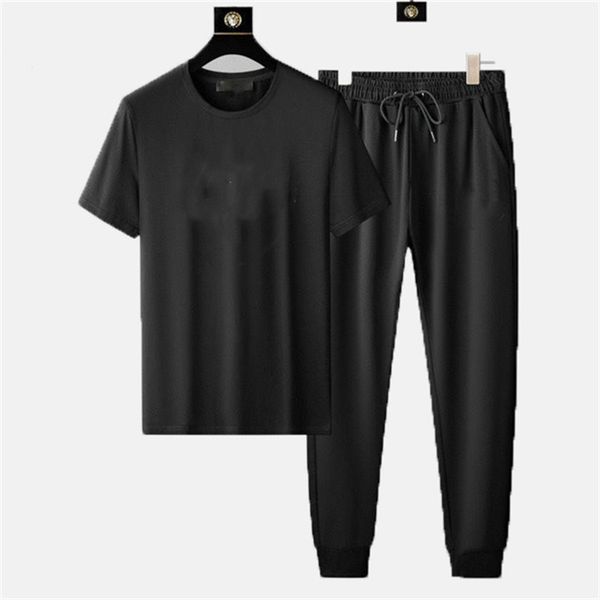 2022 mens designers tracksuit letters embroidery summer fashion sportswear short sleeves pullover jogger pants suits o-neck sportinguit sx5, Gray
2022 mens designers tracksuit letters embroidery summer fashion sportswear short sleeves pullover jogger pants suits o-neck sportinguit sx5, Gray