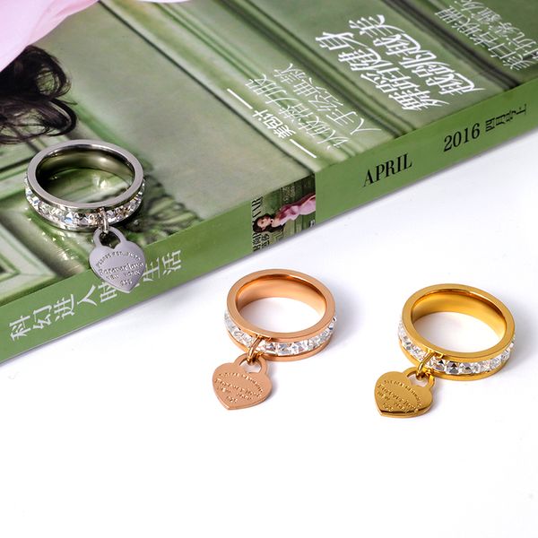 wholesale stainless steel ring wedding engagement love heart charm rings elegant cubic zirconia big finger rings for women, Silver
wholesale stainless steel ring wedding engagement love heart charm rings elegant cubic zirconia big finger rings for women, Silver