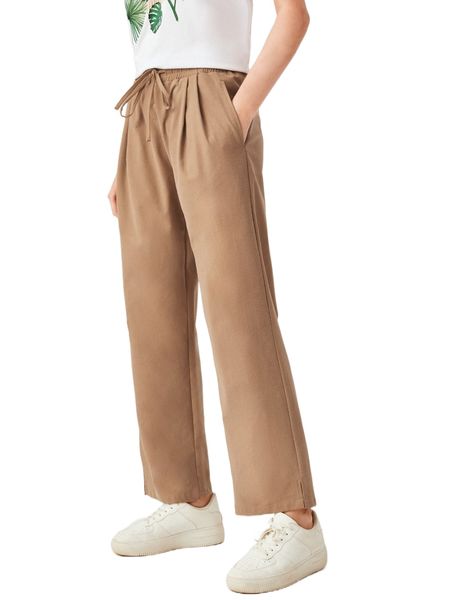 men slit hem plicated detail pants h2eb#, Black