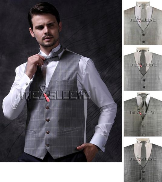 men's vests men's fashion tailored formal suit check wedding groomsman viscose vest onlymen's, Black;white
men's vests men's fashion tailored formal suit check wedding groomsman viscose vest onlymen's, Black;white