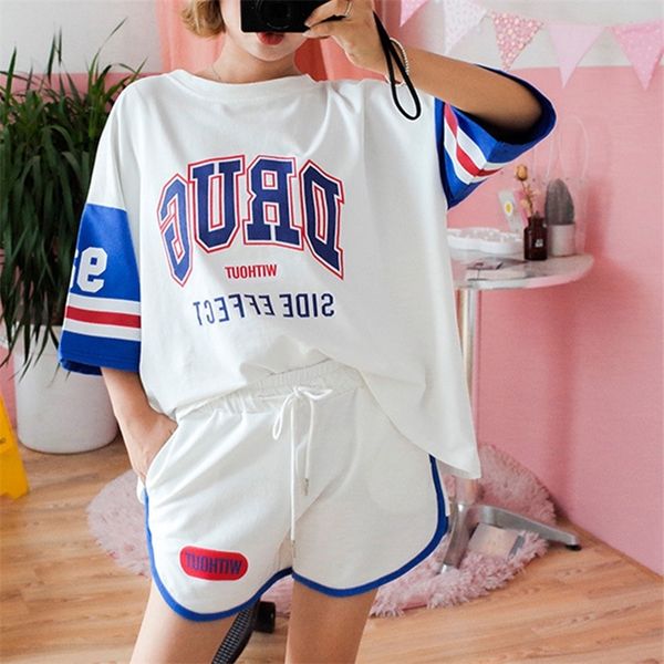 harajuku summer 2 piece shorts sets for girls letter printed oversized t shirts women korean style students large size 220511, White
harajuku summer 2 piece shorts sets for girls letter printed oversized t shirts women korean style students large size 220511, White