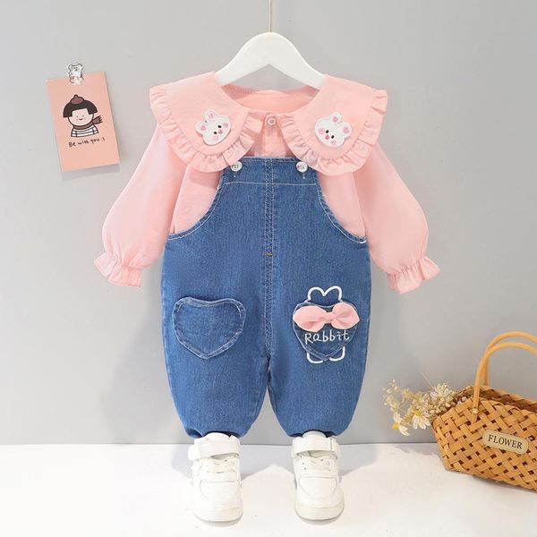 cute baby girl clothes set outfit fold collar rabbit long sleeve bib trousers clothing for toddler girls suit 1 2, White
cute baby girl clothes set outfit fold collar rabbit long sleeve bib trousers clothing for toddler girls suit 1 2, White