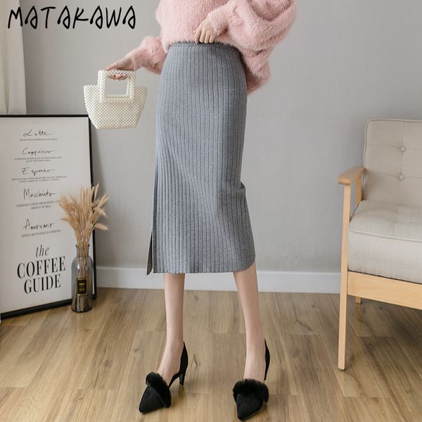 high waist black long womens skirt side slit cheongsam bodycon s woolen autumn and winter knitted female 210506
high waist black long womens skirt side slit cheongsam bodycon s woolen autumn and winter knitted female 210506