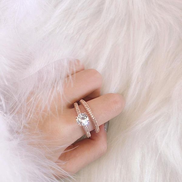 cluster rings ring set for women princess style engagement wedding cubic zirconia rose gold color fashion jewelry, Golden;silver
cluster rings ring set for women princess style engagement wedding cubic zirconia rose gold color fashion jewelry, Golden;silver