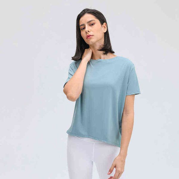 designer women's t-shirt vest 2022 early summer yoga cloth loose t-shirt short sleeve fashion leisure running fitn sports women, White
designer women's t-shirt vest 2022 early summer yoga cloth loose t-shirt short sleeve fashion leisure running fitn sports women, White