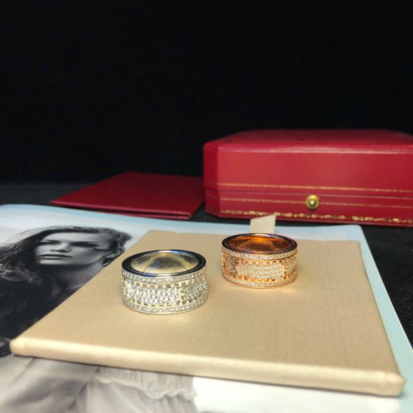 designers luxurys ring women with diamond gear design rings fashion temperament elegant versatile valentine's day gift jewelry good nic, Silver
designers luxurys ring women with diamond gear design rings fashion temperament elegant versatile valentine's day gift jewelry good nic, Silver