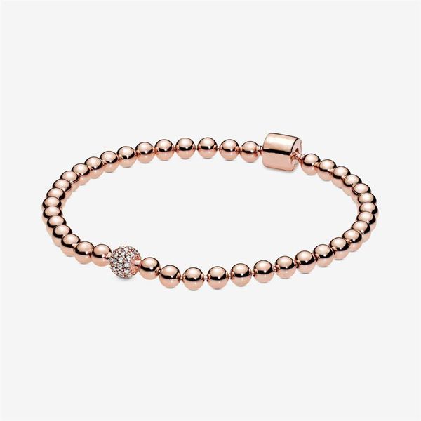 100% 925 sterling silver rose gold beads & pave bracelet fashion wedding engagement jewelry accessories for women gift266h, Golden;silver
100% 925 sterling silver rose gold beads & pave bracelet fashion wedding engagement jewelry accessories for women gift266h, Golden;silver