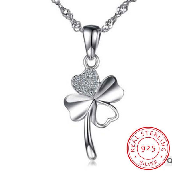 cute clover style crystal pendants necklace for women wedding party pure 925 sterling silver lady choker necklaces accessory
cute clover style crystal pendants necklace for women wedding party pure 925 sterling silver lady choker necklaces accessory