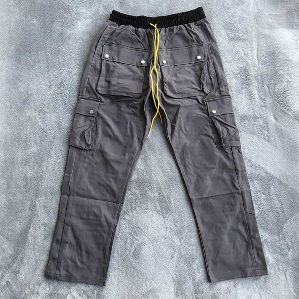 men's pants rhude european autumn and winter high street men's functional style multi pocket loose overalls trousers drawstring ca, Black
men's pants rhude european autumn and winter high street men's functional style multi pocket loose overalls trousers drawstring ca, Black