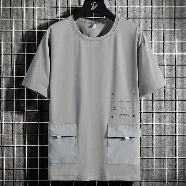 summer oversized big pockets t-shirts men streetwear short sleeve cotton tshirt male harajuku tees plus size 6xl 7xl 8xl 220504, White;black
summer oversized big pockets t-shirts men streetwear short sleeve cotton tshirt male harajuku tees plus size 6xl 7xl 8xl 220504, White;black